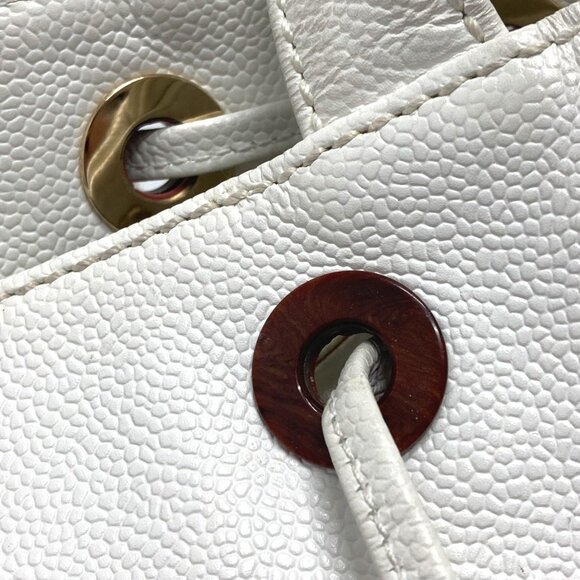 CHANEL White Tote Bag - Picture 10 of 13